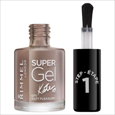 Rimmel Super Gel Nail Polish by Kate Moss - 071 Gilty Pleasure - Cosmetics Fragrance Direct-30121614