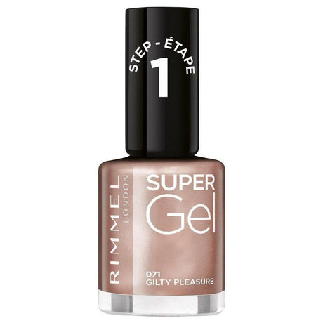 Rimmel Super Gel Nail Polish by Kate Moss - 071 Gilty Pleasure - Cosmetics Fragrance Direct-30121614