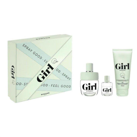Rochas Girl Eau De Toilette 100ml Giftset - Cosmetics Fragrance Direct-3386460124287