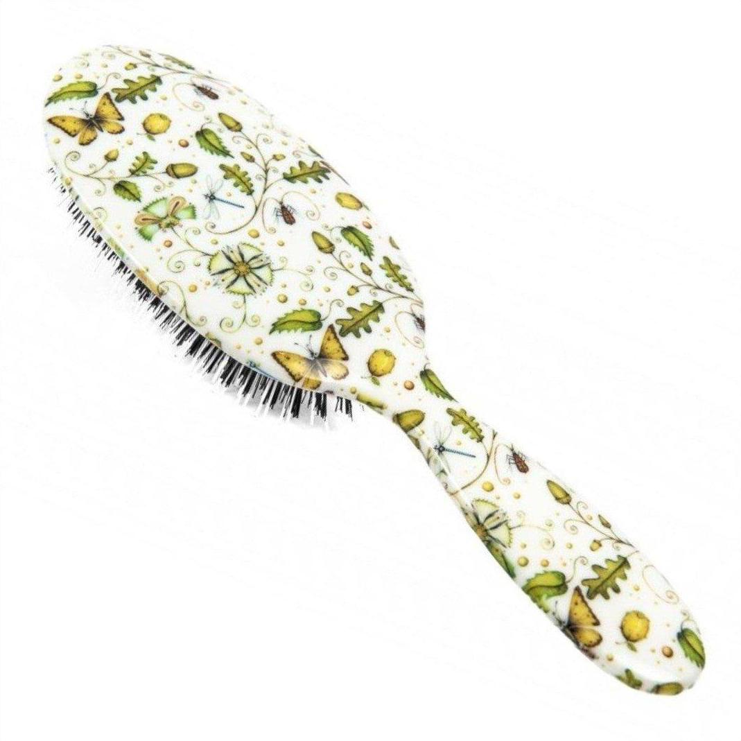Rock & Ruddle Big Acorns & Butterflies Boar Bristle Hair Brush