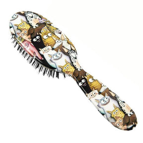 Rock & Ruddle Big Cats & Dogs Boar Bristle Hair Brush - Cosmetics Fragrance Direct-5060342150042