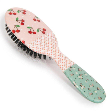 Rock & Ruddle Big Cherries Boar Bristle Hair Brush - Cosmetics Fragrance Direct-5060342154576