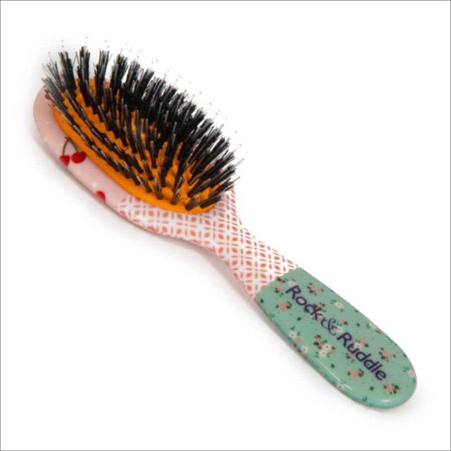 Rock & Ruddle Big Cherries Boar Bristle Hair Brush - Cosmetics Fragrance Direct-5060342154576