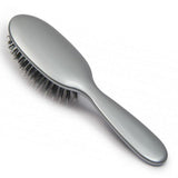 Rock & Ruddle Big Metallic Silver Boar Bristle Hair Brush - Cosmetics Fragrance Direct-5060342152534