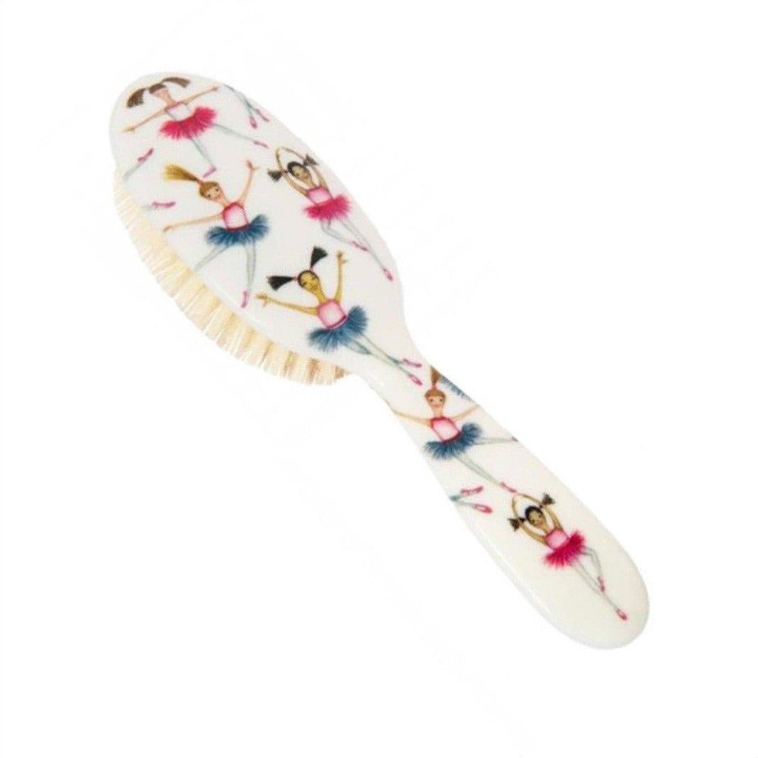 Rock & Ruddle Small Baby Ballet Dancers Boar Bristle Hair Brush - Cosmetics Fragrance Direct-5060342152695