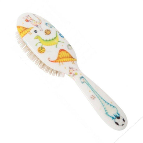 Rock & Ruddle Small Baby Dinosaur's Boar Bristle Hair Brush - Cosmetics Fragrance Direct-5060342152503