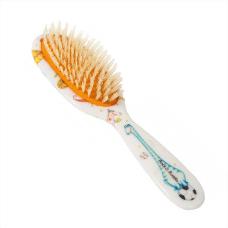 Rock & Ruddle Small Baby Dinosaur's Boar Bristle Hair Brush - Cosmetics Fragrance Direct-5060342152503
