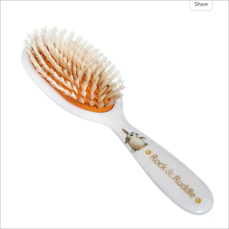 Rock & Ruddle Small Baby Rabbits Boar Bristle Hair Brush - Cosmetics Fragrance Direct-5060342150707