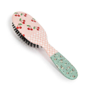 Rock & Ruddle Small Cherries Boar Bristle Hair Brush - Cosmetics Fragrance Direct-5060342154613