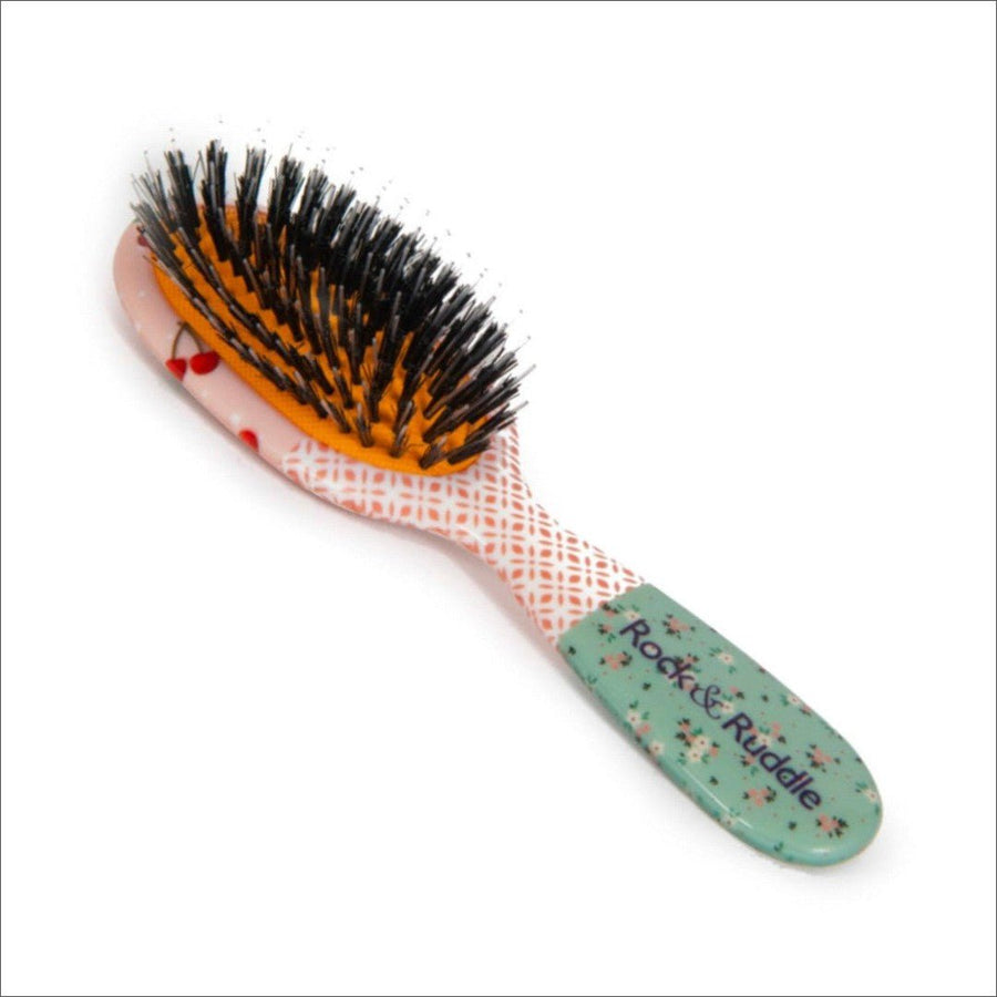 Rock & Ruddle Small Cherries Boar Bristle Hair Brush - Cosmetics Fragrance Direct-5060342154613