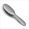 Rock & Ruddle Small Metallic Silver Boar Bristle Hair Brush - Cosmetics Fragrance Direct-5060342152589