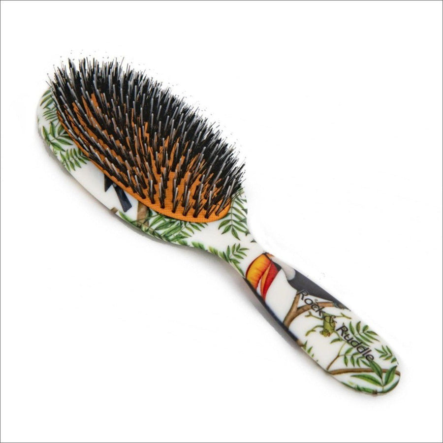 Rock & Ruddle Small Toucans Boar Bristle Hair Brush - Cosmetics Fragrance Direct-5060342154019