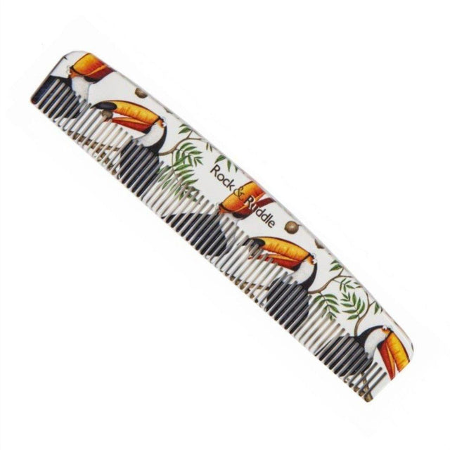 Rock & Ruddle Small Toucans Pocket Comb - Cosmetics Fragrance Direct-5060342154149