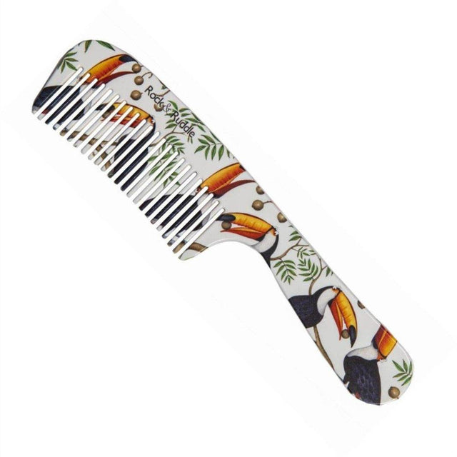 Rock & Ruddle Toucans Handle Comb - Cosmetics Fragrance Direct-5060342154170