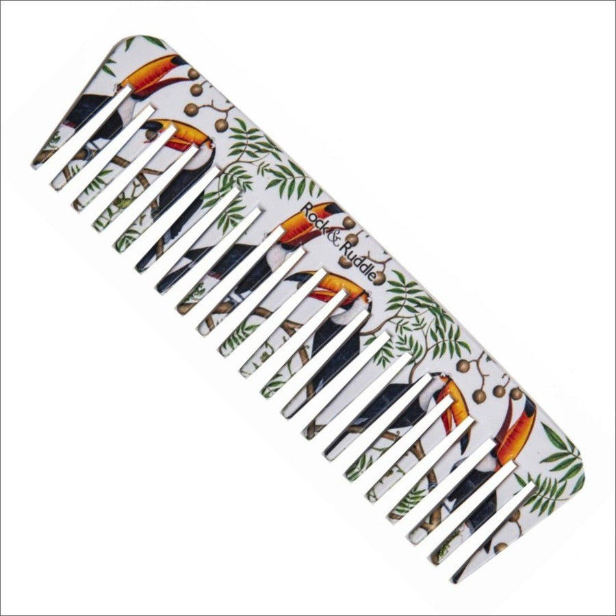 Rock & Ruddle Toucans Wide Tooth Comb - Cosmetics Fragrance Direct-5060342154118