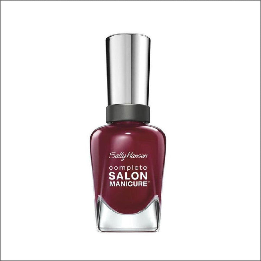 Sally Hansen Salon Manicure 610 - Red Zin Nail Enamel 14.7Ml - Cosmetics Fragrance Direct-79265588