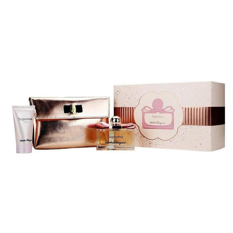 Salvatore Ferragamo Signorina Eau de Parfum 100ml Gift Set - Cosmetics Fragrance Direct-8.05209E+12