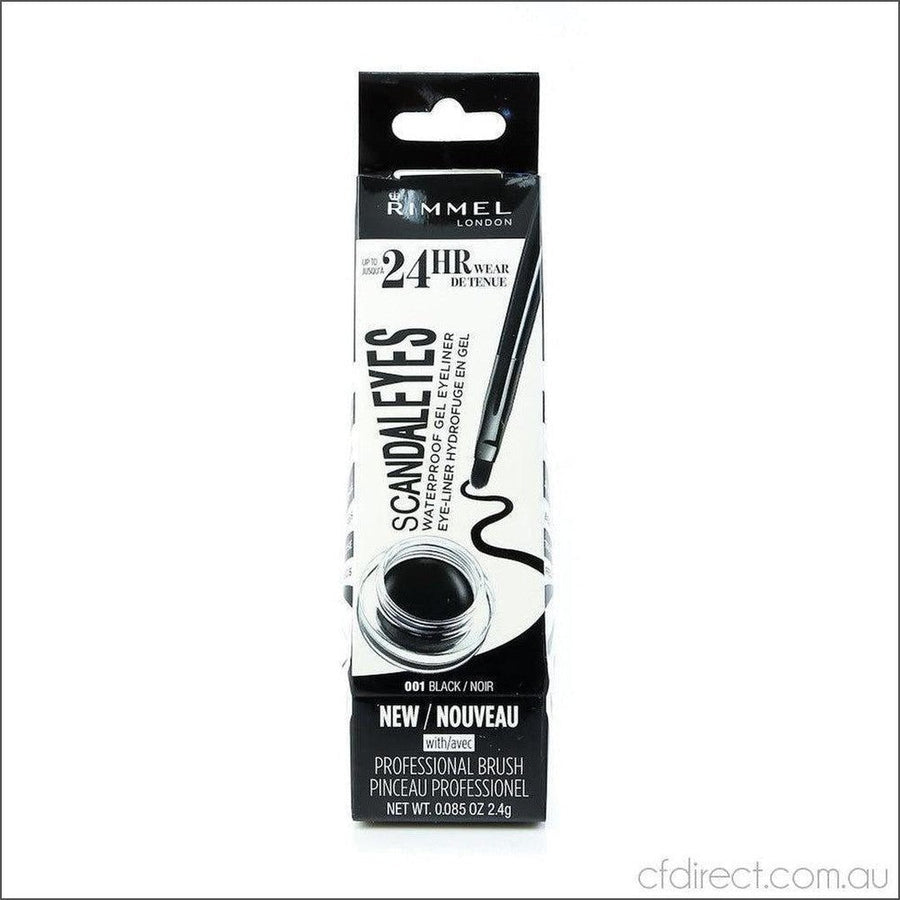 Scandaleyes Waterproof Gel Eyeliner - 001 Black - Cosmetics Fragrance Direct-04804916