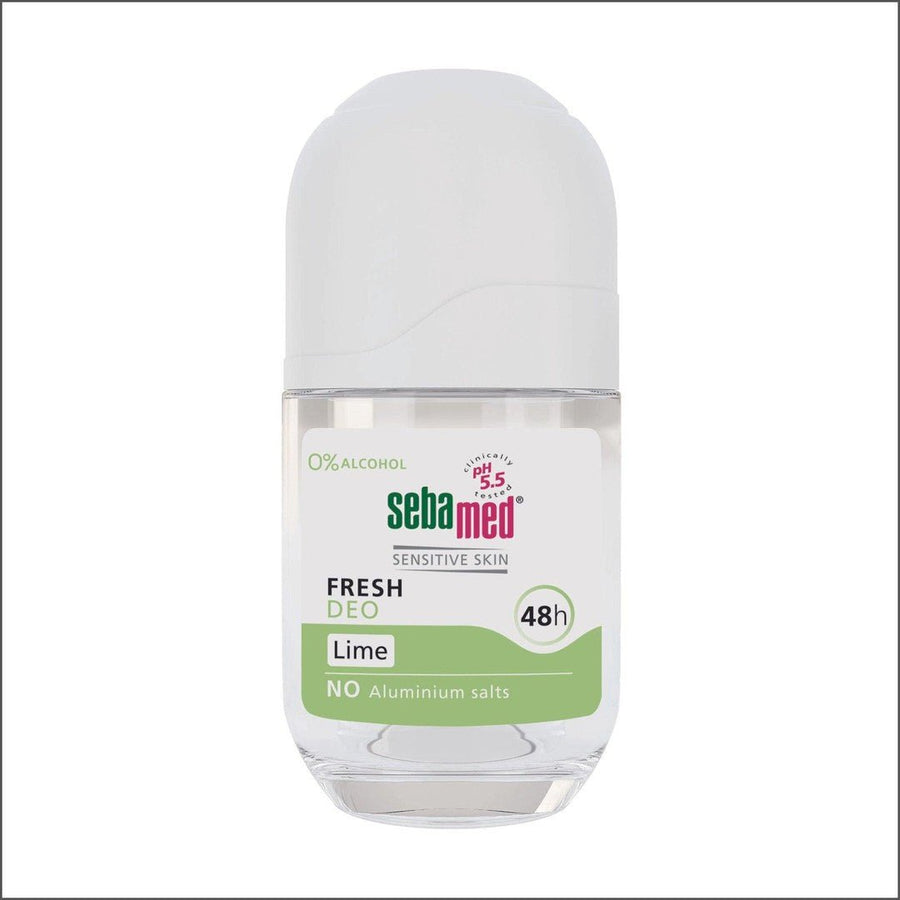 Sebamed Roll On Deodorant Lime 24hr 50ml - Cosmetics Fragrance Direct-4103040121196