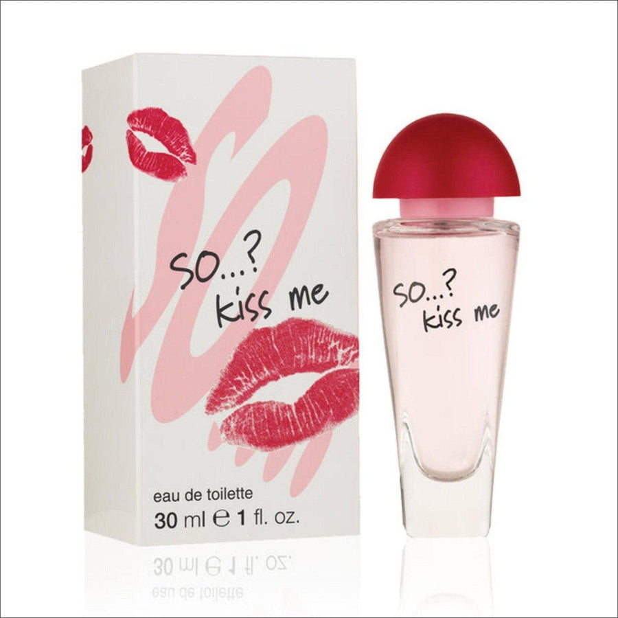 So...? Kiss Me Eau de Toilette 30ml - Cosmetics Fragrance Direct-9314108660976