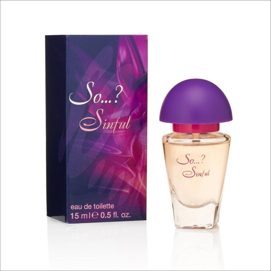So...? Sinful Eau De Toilette 15ml - Cosmetics Fragrance Direct-5018389008789