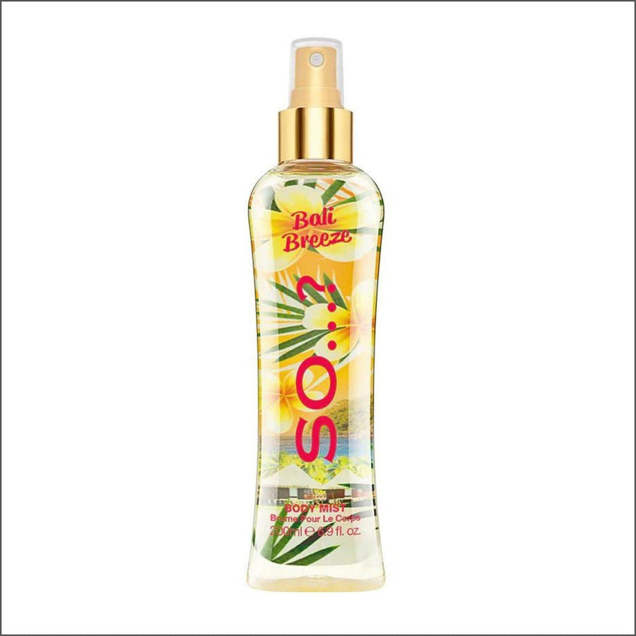 So...? Summer Escapes Bali Breeze Body Mist 200ml - Cosmetics Fragrance Direct-5018389015770
