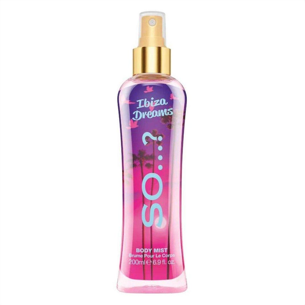 So...? Summer Escapes Ibiza Dreams Body Mist 200ml - Cosmetics Fragrance Direct-5018389015862