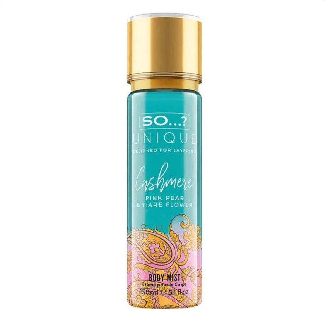So...? Unique Cashmere Body Mist 150ml - Cosmetics Fragrance Direct-5018389023386