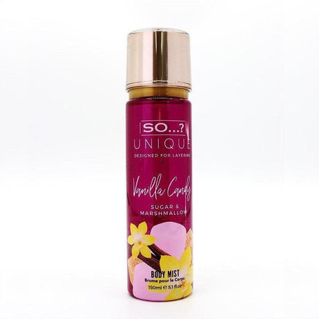 So...? Unique Vanilla Candy Body Mist 150ml - Cosmetics Fragrance Direct-5018389016999