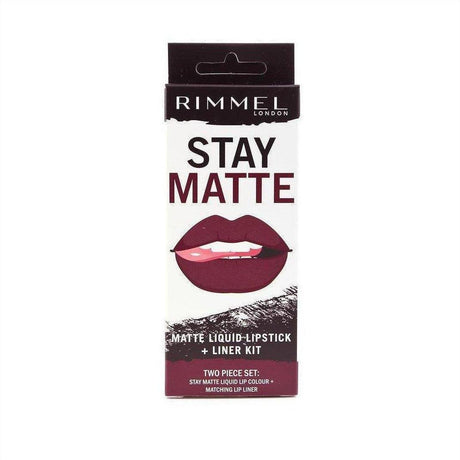 Stay Matte Liquid Lipstick 810 Plum This Show 5.5ml Kit - Cosmetics Fragrance Direct-3614227544499
