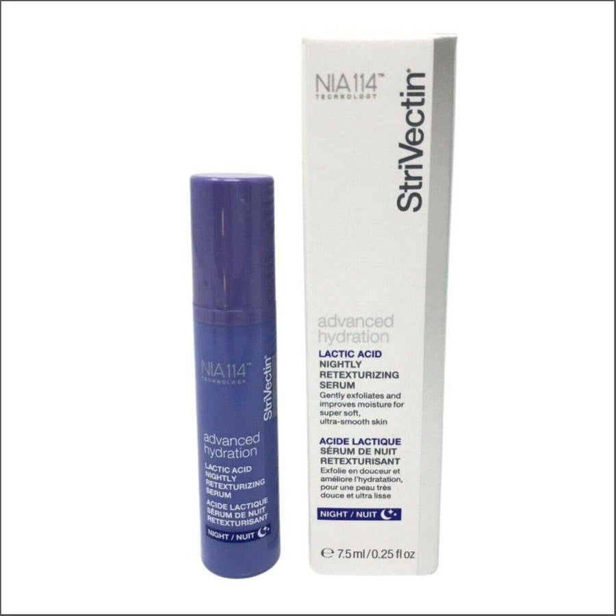 StriVectin Advanced Hydration [LA] Nightly Retexturizing Serum 7.5ml - Cosmetics Fragrance Direct-810014322629