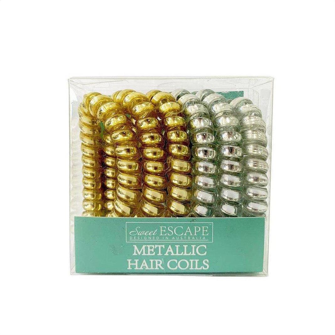 Sweet Escape Metallic Hair Coils x6 - Cosmetics Fragrance Direct-11019