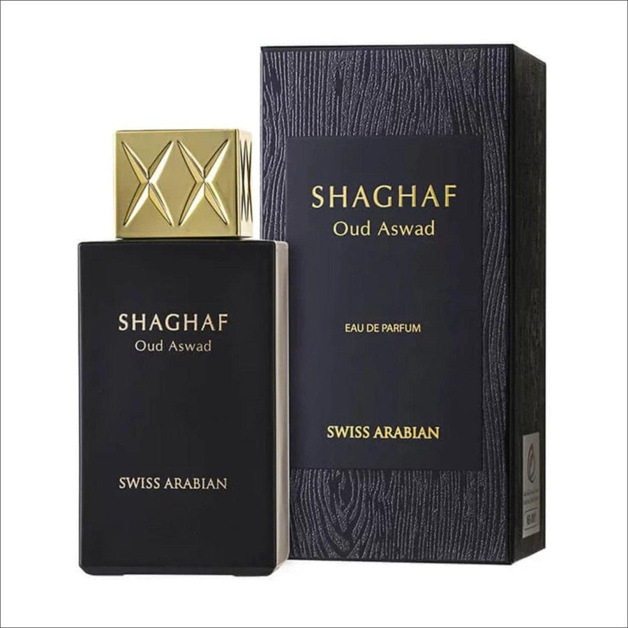 Swiss Arabian Shaghaf Oud Aswad Eau De Parfum 75ml - Cosmetics Fragrance Direct-6295124030475