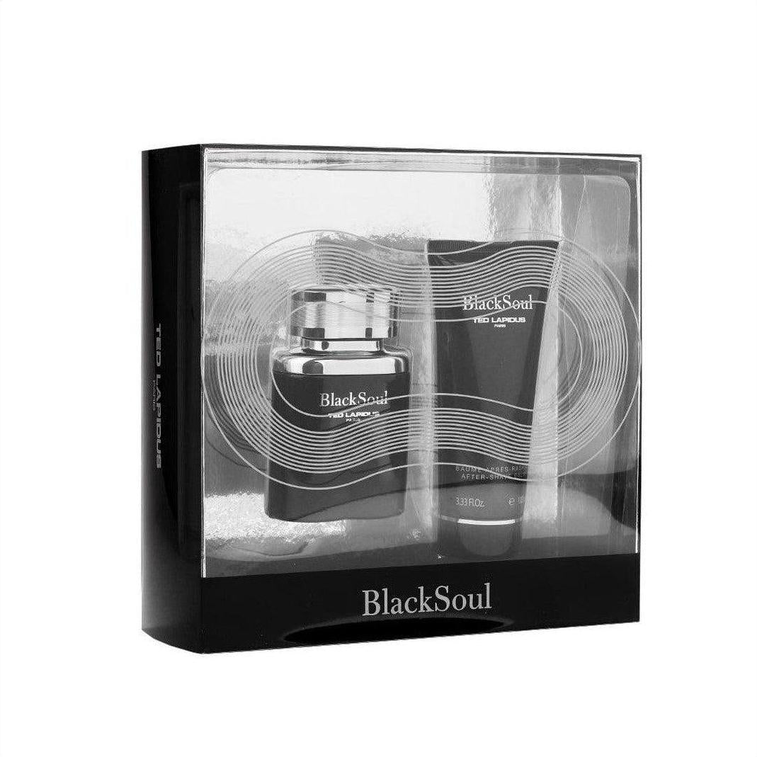 Ted Lapidus Black Soul Eau De Toilette 50ml Giftset - Cosmetics Fragrance Direct-3355992007061