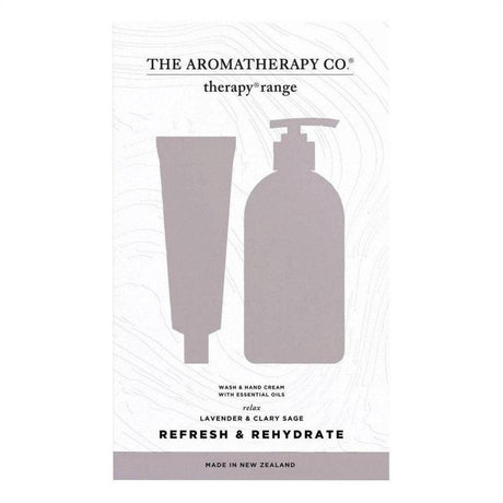 The Aromatherapy Co. Lavender & Clary Sage Refresh & Rehydrate Relax Gift Set - Cosmetics Fragrance Direct-9420005407580