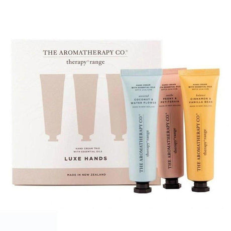 The Aromatherapy Co. Luxe Hands 30ml Hand Cream Trio - Cosmetics Fragrance Direct-9420005407566