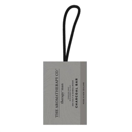 The Aromatherapy Co. Therapy Man Charcoal Soap Sea Salt & Sandalwood 225g - Cosmetics Fragrance Direct-9420005407658