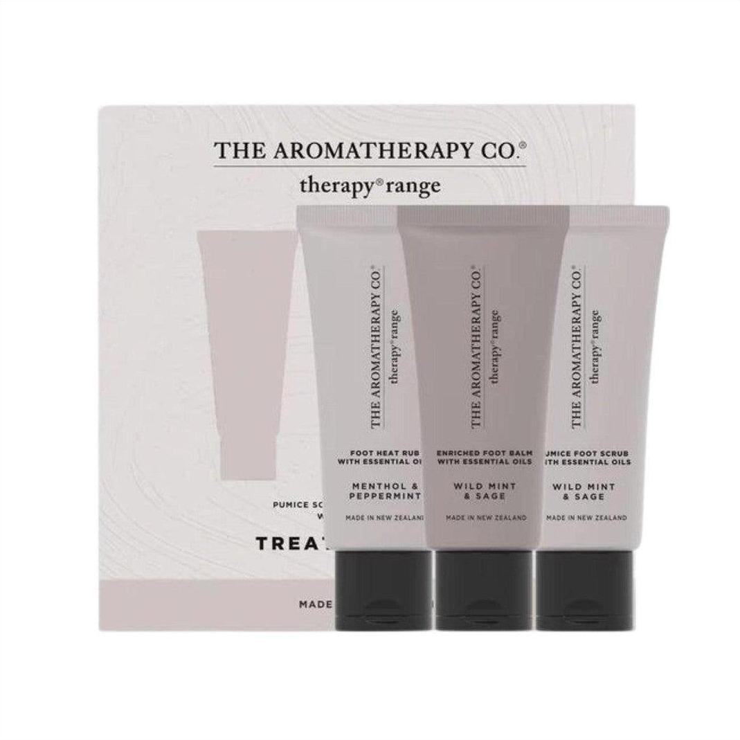 The Aromatherapy Co. Treat Your Feet 30ml Trio Gift Set - Cosmetics Fragrance Direct-9420005407573