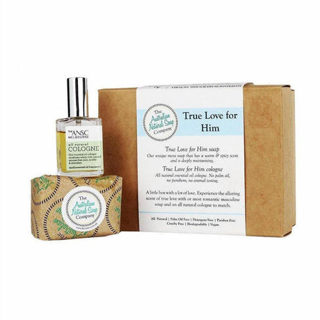 The Australian Natural Soap Co True Love Him Gift Set - Cosmetics Fragrance Direct-9347826000779