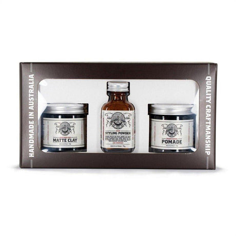 The Bearded Chap Hair Styling Trilogy - Cosmetics Fragrance Direct-9349410000424