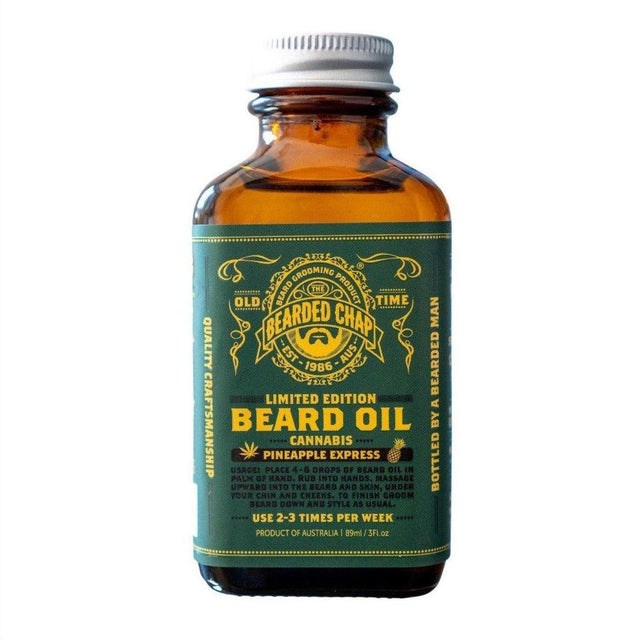 The Bearded Chap Limited Edition Beard Oil Hemp Pineapple Express 89ml - Cosmetics Fragrance Direct-9349410000356
