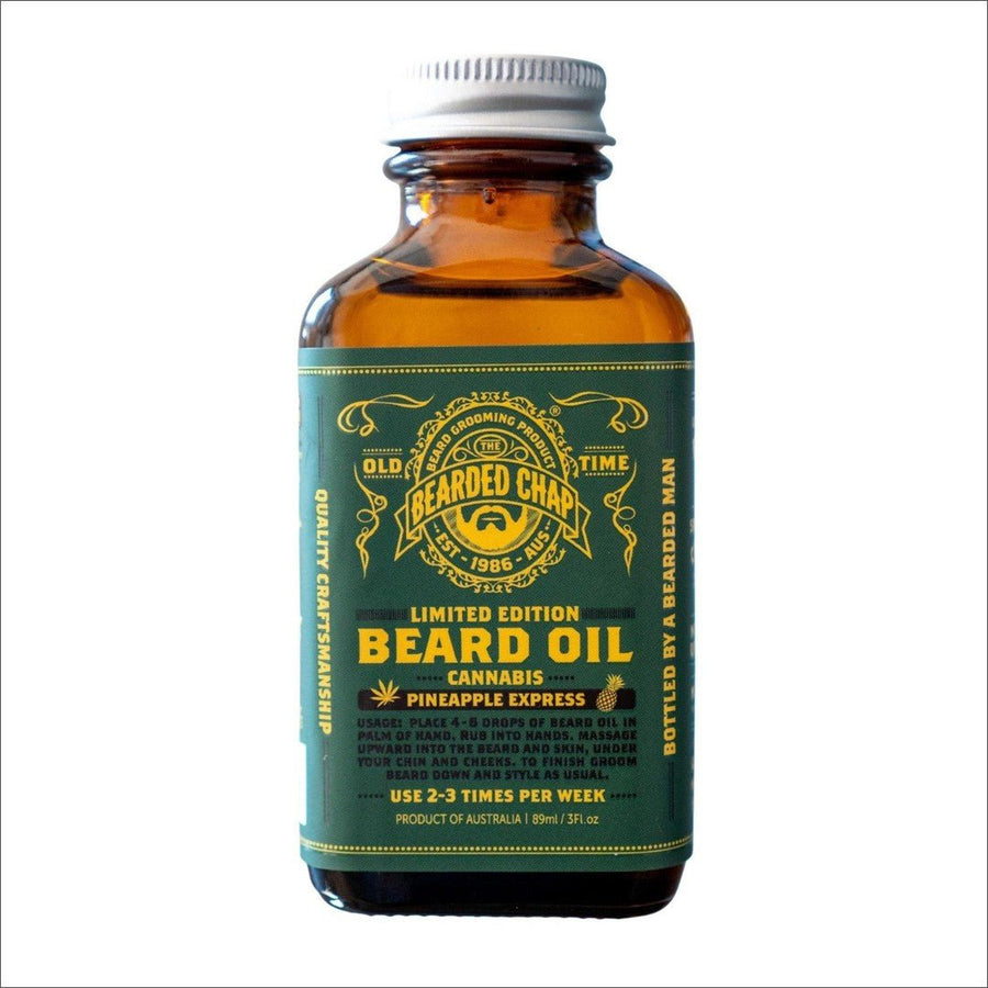 The Bearded Chap Limited Edition Beard Oil Hemp Pineapple Express 89ml - Cosmetics Fragrance Direct-9349410000356