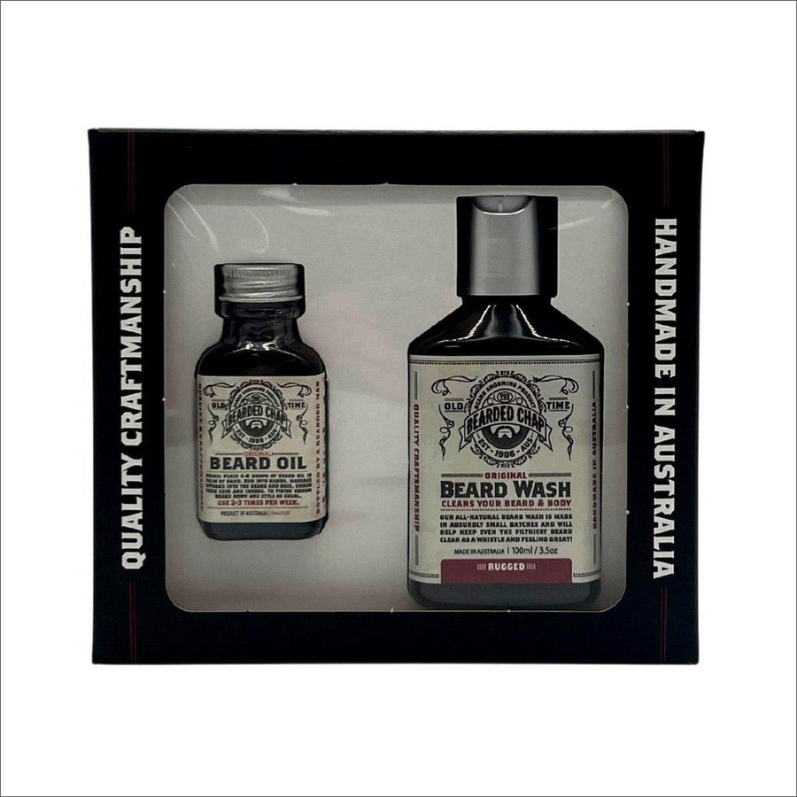 The Bearded Chap Luxe Duo Kit Rugged - Cosmetics Fragrance Direct-9349410000233