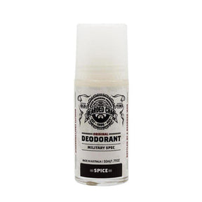 The Bearded Chap Military Spec Deodorant Spice 50ml - Cosmetics Fragrance Direct-9349410000196