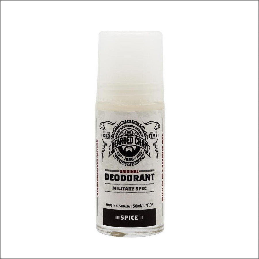 The Bearded Chap Military Spec Deodorant Spice 50ml - Cosmetics Fragrance Direct-9349410000196