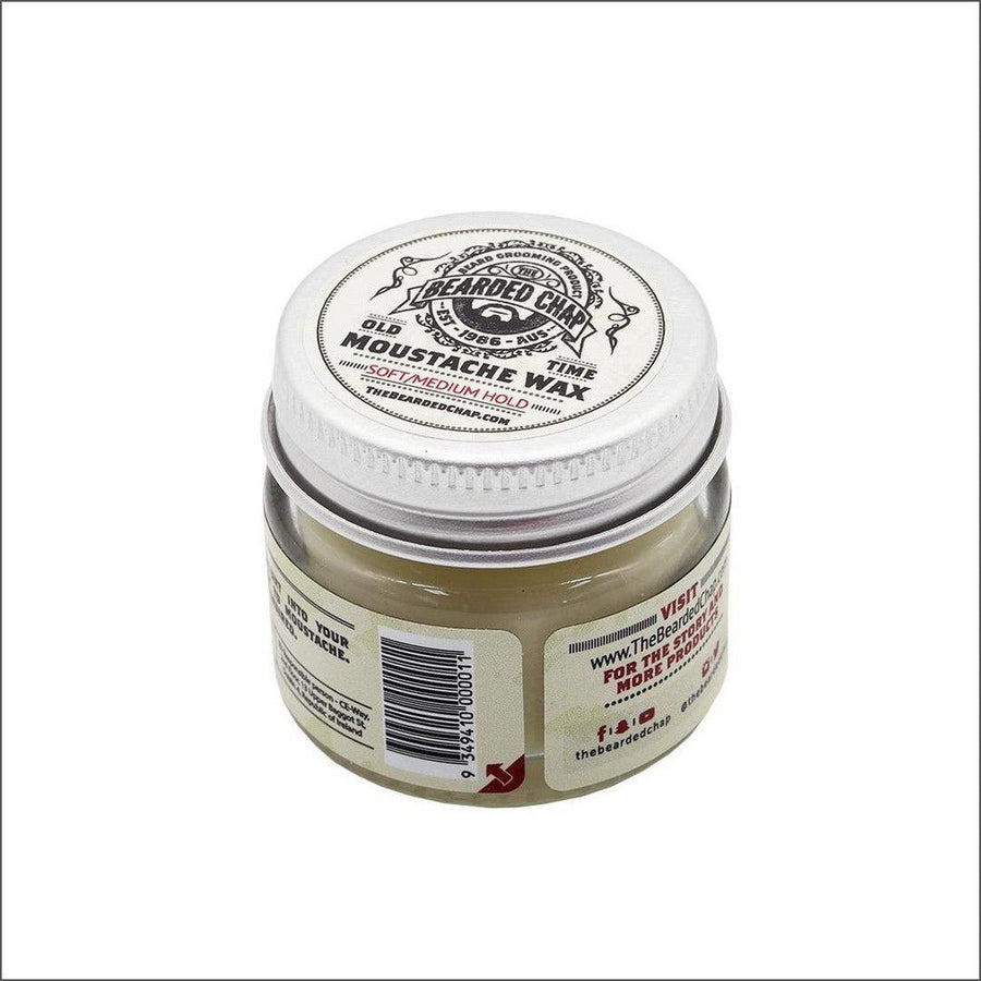 The Bearded Chap Old Time Moustache Wax 20g - Cosmetics Fragrance Direct-9349410000011