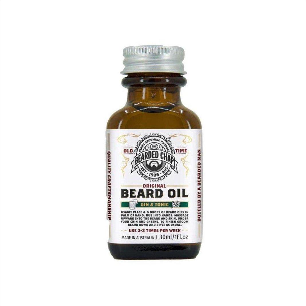 The Bearded Chap Original Beard Oil Gin & Tonic 30ml - Cosmetics Fragrance Direct-9349410000721
