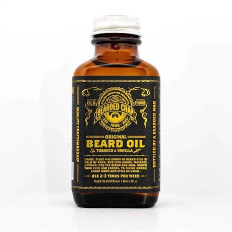 The Bearded Chap Original Beard Oil Tobacco & Vanilla 89ml - Cosmetics Fragrance Direct-9349410000745