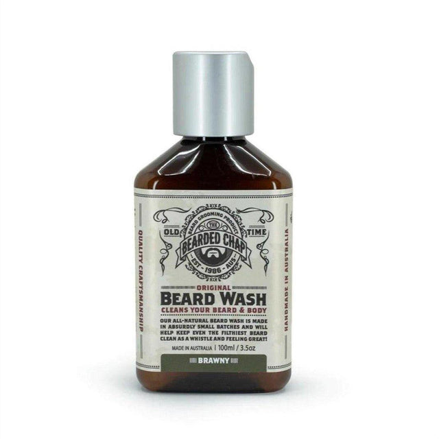 The Bearded Chap Original Beard Wash Brawny 100ml - Cosmetics Fragrance Direct-9349410000318