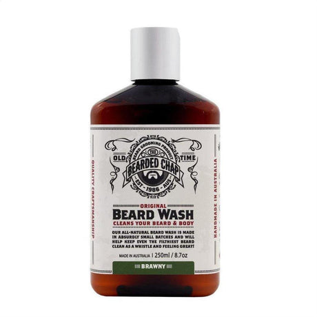 The Bearded Chap Original Beard Wash Brawny 250ml - Cosmetics Fragrance Direct-9349410000073